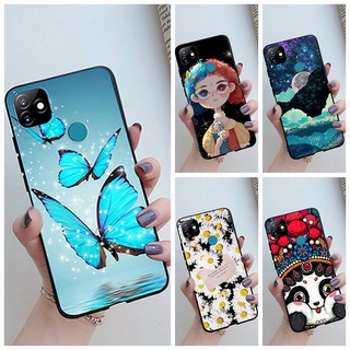 Itel Vision 1 P36 Play L6005 เคสโทรศัพท์ ซิลิโคน TPU นิ่ม ผิวด้าน สีดํา กันกระแทก ลายการ์ตูน