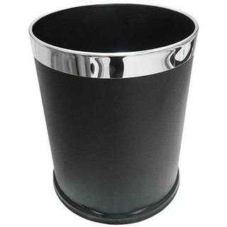 ถังขยะกลม PVC M ML-HP1201B EKO สีดำ Garbage Bins