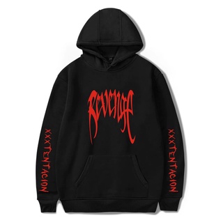 เสื้อกันหนาว มีฮู้ด ลายโลโก้ Revenge Xxxtentacion Sudadera Hombre เหมาะกับของขวัญวันวาเลนไทน์ สําหรับผู้ชาย