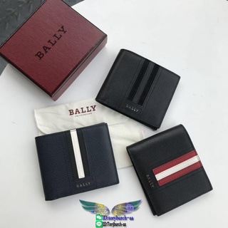 BALLY bifold flip small wallet purchase multislots card holder coin pouch