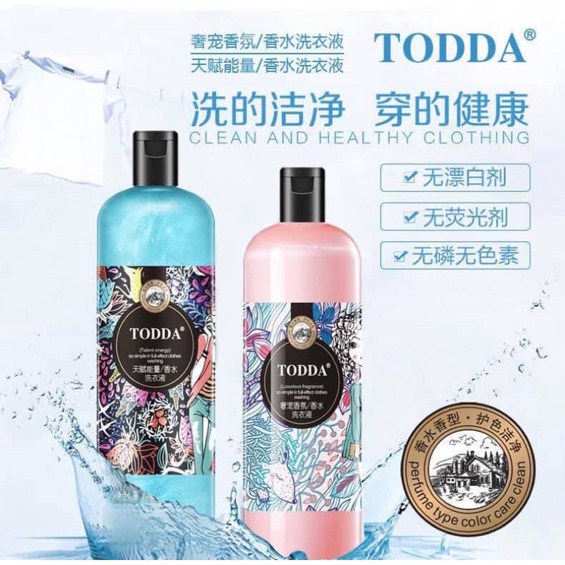 TODDA น้ำยาซักชุดชั้นใน+น้ำยาปรับผ้านุ่ม