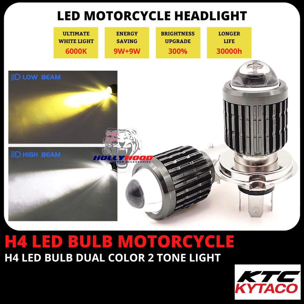 2-TONE H4 HS1 6000K TZM150 DASH RS150 Y15 FZ150 LAGENDA-Z LC135 v4-v7 SYM VF3i