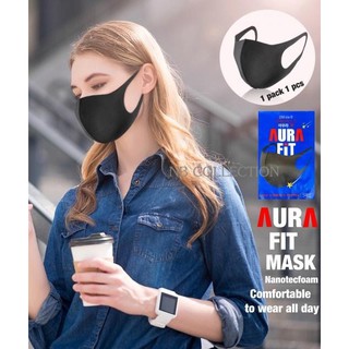 AURA FIT MASK หน้ากากกันฝุ่นกันโรคกระชับรูปทรงใบหน้า