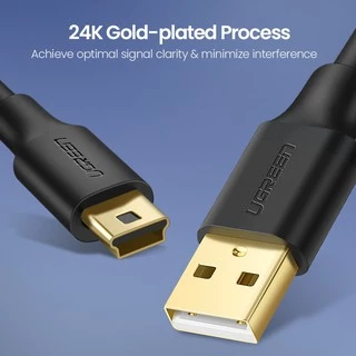 Ugreen สายชาร์จ USB ขนาดเล็ก เป็น USB สําหรับเครื่องเล่น MP3 MP4 DVR GPS กล้องดิจิทัล HDD Mini USB