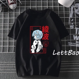 【Available】Ayanami Rei Ikari Shinji Asuka Langley Soryu เสื้อยืดลําลองสําหรับผู้ชายแขนสั้นพิมพ์ลายกราฟฟิค