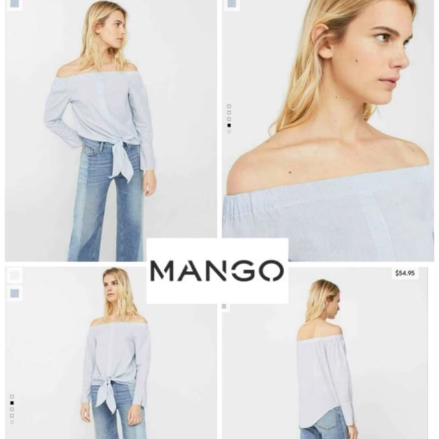 เสื้อเปิดไหล่ Mango