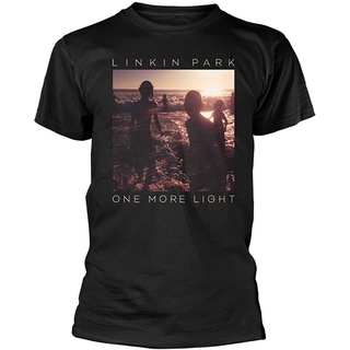 ผ้าฝ้าย 100%ROUNDเสื้อยืด พิมพ์ลาย One More Light Linkin Park sizes-5xl