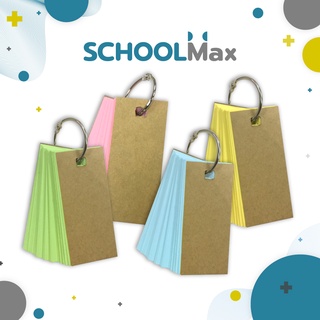 สมุดจดคำศัพท์ 80แกรม 4สี Schoolmax 1ชิ้น