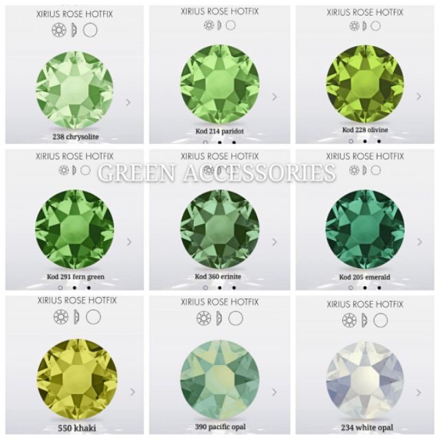 2038HF & 2078HF SS6-SS34 CRYSTAL HOTFIX * ใช้กับคริสตัลที่ดีที่สุด * คุณภาพสูง *
