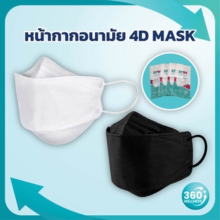 [360wellness ศูนย์รวมอุปกรณ์*เพื่อสุขภาพ*] หน้ากากอนามัย mask หน้ากากอนามัย 1 ซอง 10 ชิ้น