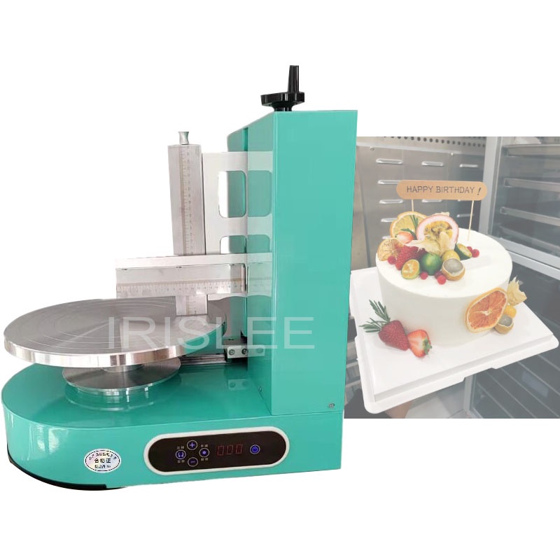 เครื่องปิ้งขนมปังRound Cake Cream Sreading Coating Filling Machine Cake ...