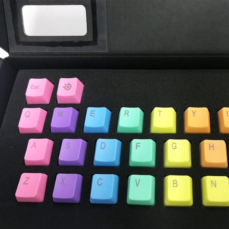 Steelseries Rainbow Keycap Custom 38 Key Rainbow Keycap Mechanical Keyboard 104 Key Pbt Light Transmissive Keycap Shopee Thailand