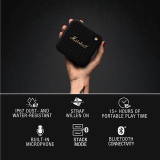 Marshall Willen Portable SpeakerBeautiful classic compact easy to carry up to 15 hoursGenuine products img 3