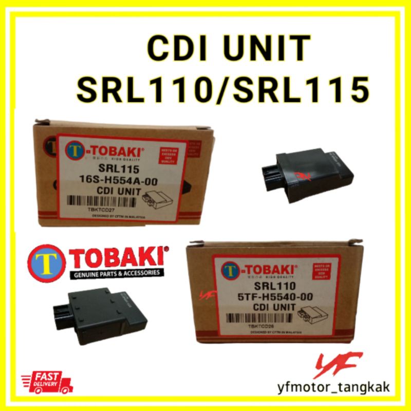TOBAKI CDI UNIT YAMAHA SRL110 SRL115 คุณภาพสูง