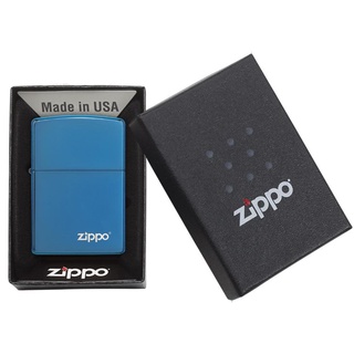 Zippo 20446ZL High Polish Blue ของแท้ Made in USA