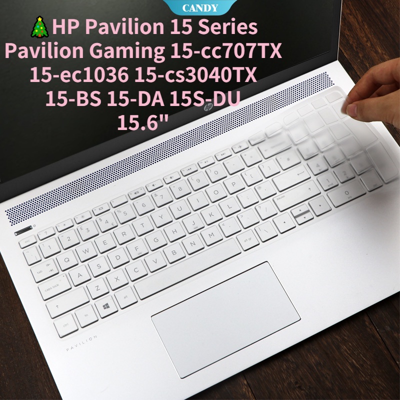 เคสซิลิโคน บางพิเศษ 15.6 นิ้ว สําหรับแล็ปท็อป HP Pavilion 15 Series Pavilion Gaming 15-cc707TX 15-ec1036 15-cs3040TX 15-BS 15-DA 15S-DU [CAN]
