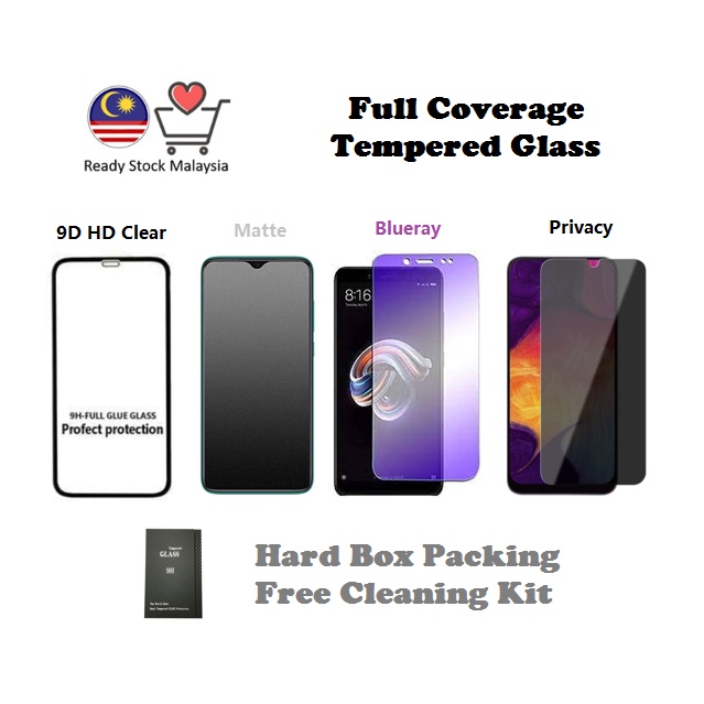 Oppo Blueray /Matte /9D /ความเป็นส่วนตัว / Stricker/แก้วใส A73 A91 F5 F7 F9 F11 R9S R17 A3S A5S A9 a