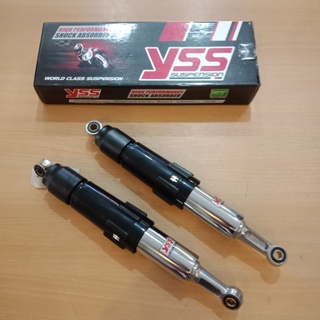 โช้คหลัง (YSS) DREAM EXCES 99 (355mm.) สีปลอกดำ ZINC/BLACK รหัสสินค้า RS168-335P-03-Z8 รหัสบาร์โค้ด 8858803431741