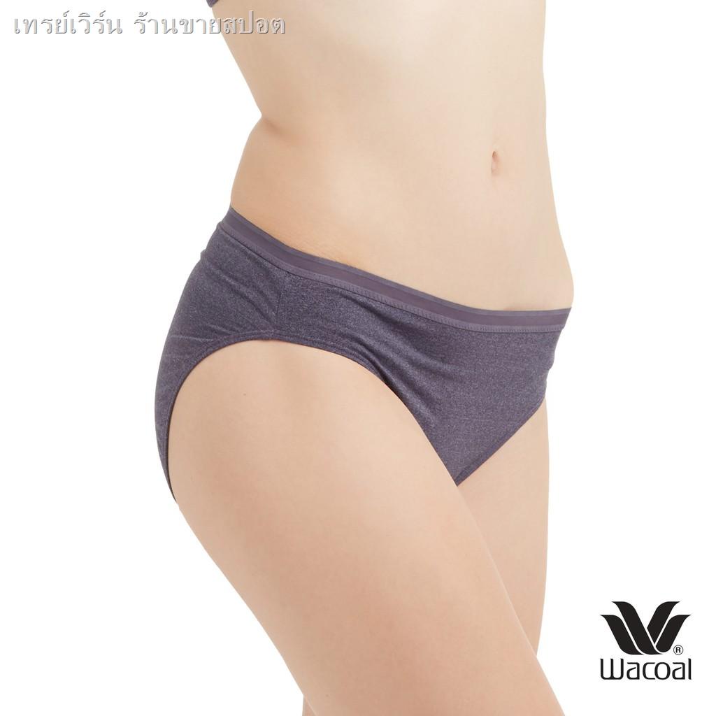 ❁♞Wacoal Mood Panty กางเกงในทรง Bikini รุ่น MM6E18 สีม่วง (PU)