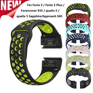 For Fenix 5 / 5 Plus/ Forerunner 935/quatix 5/quatix 5 Sapphire Quick Fit Watch Band Replacement Band Strap Bracelet