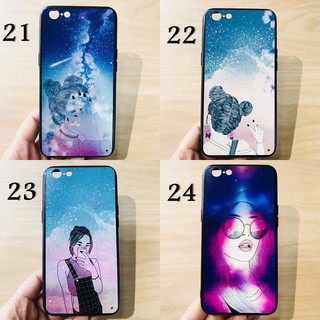 Oppo A77 2017 (F3) เคสสกรีนลายเส้นนูนผู้หญิง Vol.1
