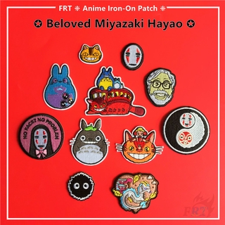 Beloved Miyazaki Hayao แผ่นแพทช์ปักลายการ์ตูนโทโทโร่ 1 ชิ้น