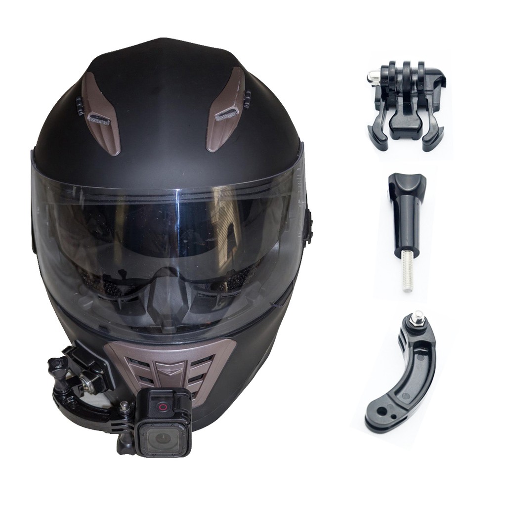 GoPro Helmet Extension Curve Arm ชุดอุปกรณ์ต่อโค้ง สำหรับ GoPro Hero 12 11 10 9 8 7 6 GoPro Session 