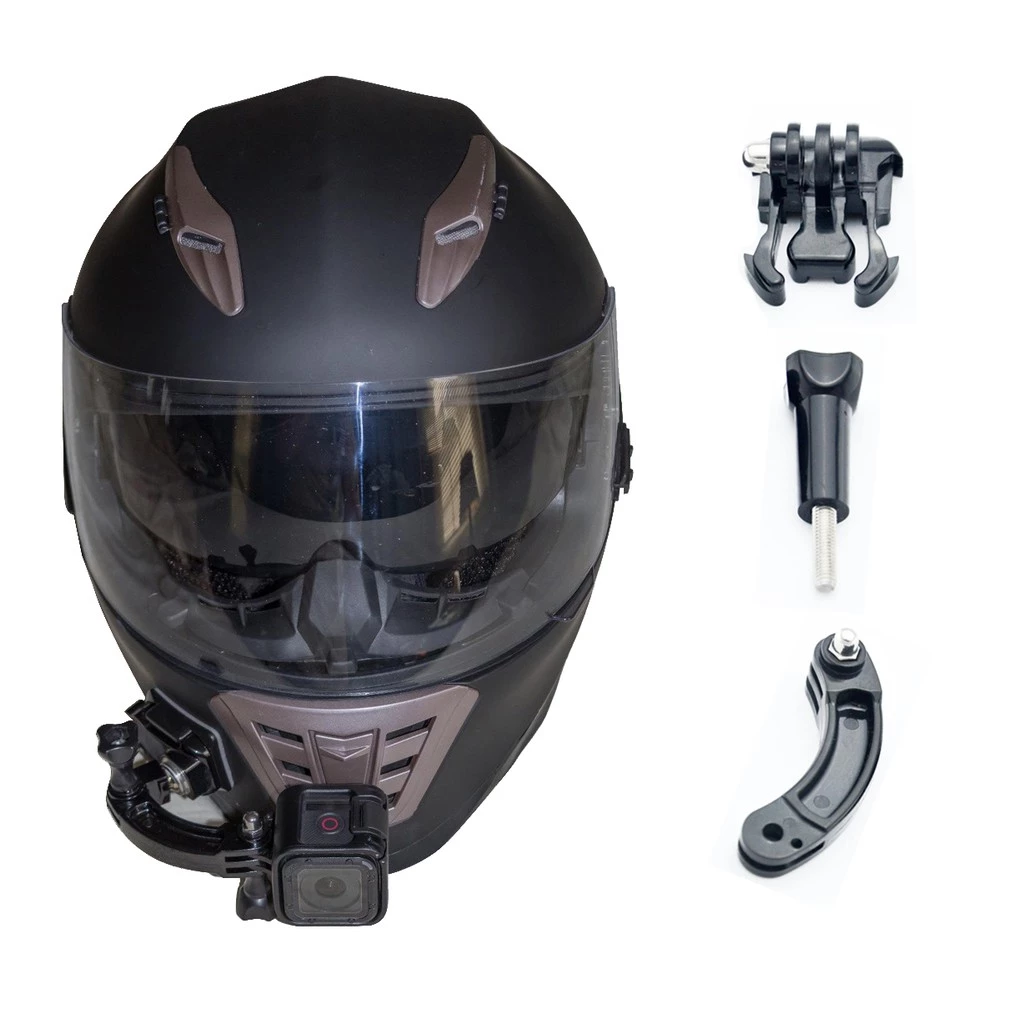 GoPro Helmet Extension Curve Arm ชุดอุปกรณ์ต่อโค้ง สำหรับ GoPro Hero 12 11 10 9 8 7 6 GoPro Session OSMO Action