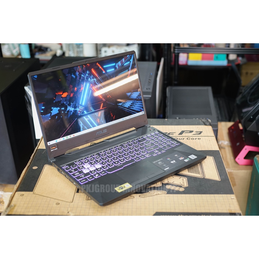 โน๊ตบุ๊คเล่นเกมมือสอง Asus TUF Gaming FX506LH-HN002T Intel core i5-10300H GTX 1650 SSD 512 GB