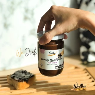 Wealthy เนยถั่ว Crunchy Dark Chocolate 250G ครั้นชี่ดาร์กช็อคโกแลต 250G