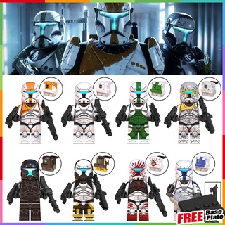 Star Wars Minifigures Republic Commando Gregor Omega Squad Fixer Scorch Sev Toys Gifts Collection Mini Figures WM6124