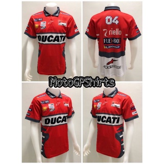 สาวกทีมDUCATI💥ห้ามพลาด‼️เสื้อโปโลนักแข่งMotoGP