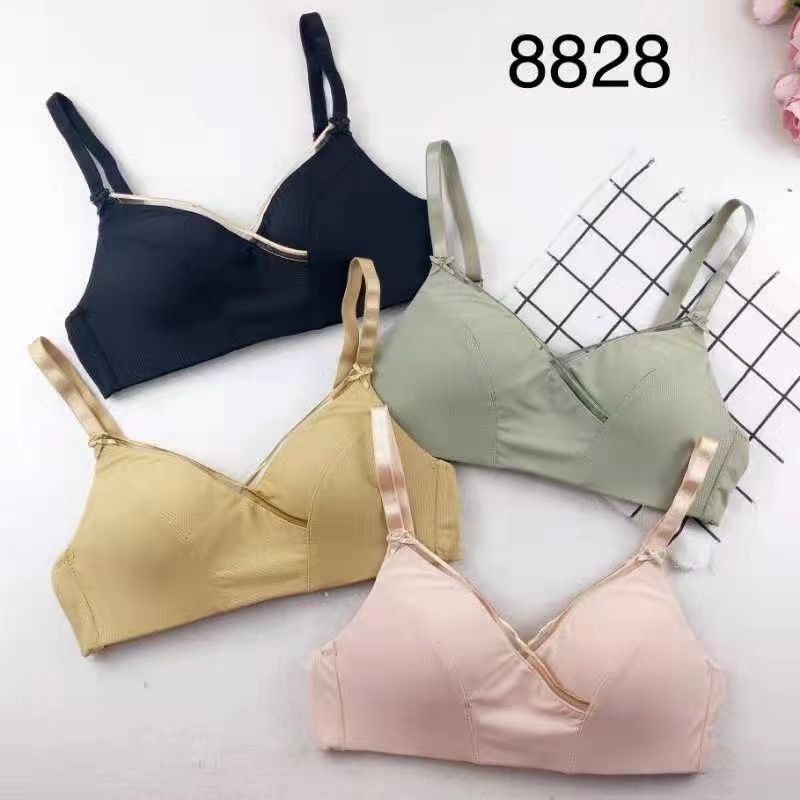 Bras 59 บาท เสื้อชั้นในไร้โคลงฟองบาง คอจีน ไซด์ 32-38 Women Clothes