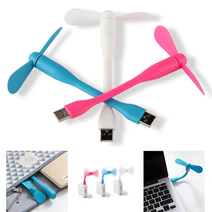 พัดลมพกพา USB ขนาดเล็ก สำหรับโทรศัพท์ พาวเวอร์แบงค์ และคอมพิวเตอร์ thumbnail 6