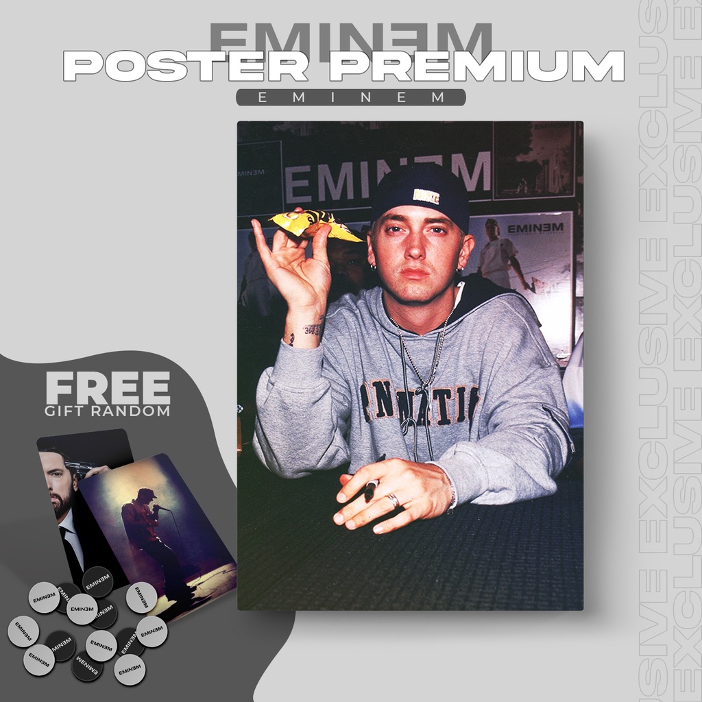 [BM Premium Poster] EMINEM (20 cm x 30 cm) || ผนังตกแต่ง | โปสเตอร์ | บ้าน ตกแต่ง