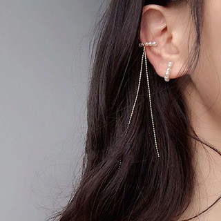 ○••• ต่างหูหนีบไข่มุก • Pearl Ear cuff