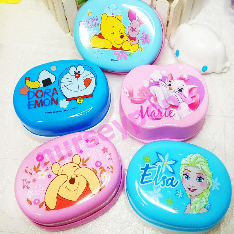 กล่องสบู่ลิขสิทธิ์แท้ Sanrio Disney พลาสติกเนื้อดี คุณภาพเริ่ด ราคาถูกสุด ๆ