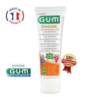 พร้อมส่ง 🌳ยาสีฟันเด็ก GUM Kids -Junior Fluoride Toothpaste 2-6, 7-12 Years Old 50ml