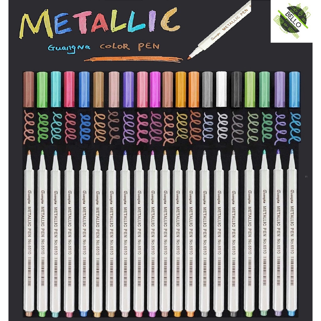 [ใหม่]GuangNa Metalic Colour Pen 1.0mm No. 6510