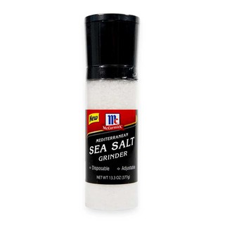 🔥HOT🔥 แม็คคอร์มิค เกลือทะเล พร้อมฝาบด 377 กรัม McCormick Mediterranean Sea Salt Grinder 377 g