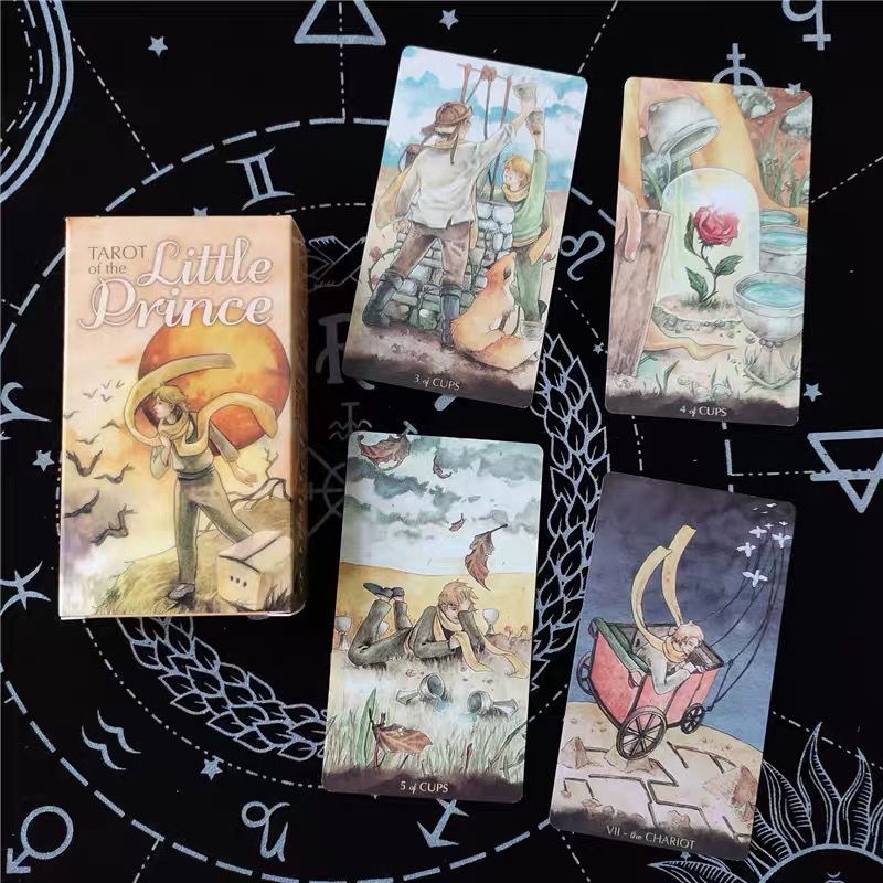 The Little Prince Tarot Little Prince Tarot เกมกระดานการ์ดภาษาอังกฤษเจ้าชายน้อย