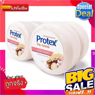 โพรเทคส์ ไทย เทอราพี สบู่ กลิ่นซากุระ ทานาคา 160 กรัม x 4 ก้อนProtex Thai Therapy Sakura Tanaka Bar Soap 160g x 4 pcs