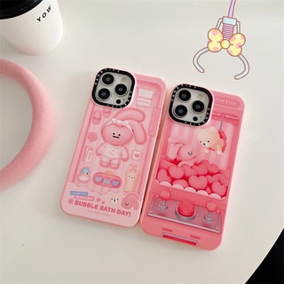 พร้อมส่ง เคสโทรศัพท์มือถือ ซิลิโคนนิ่ม TPU กันกระแทก ลาย【 Pink&amp;Ven Bubble bath day】 คุณภาพสูง สําหรับ iPhone 13 Pro MAX 12 11 Pro MAX XR X XS MAX 7 8 Plus