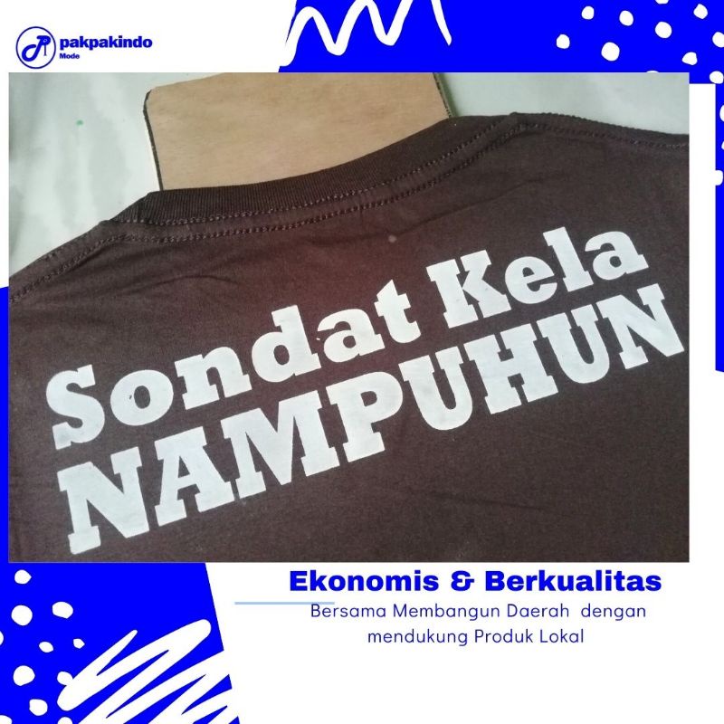 PAKPAK เสื้อยืด SHORT SLEEVE SONDA KELA NATIUN