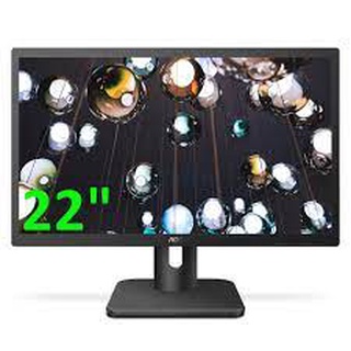 monitor (จอมอนิเตอร์) 22E2H/67 21.5" IPS 1920x1080 @75Hz, 4MS, VGA/HDMI,250cd/m² ประกัน 3ปี