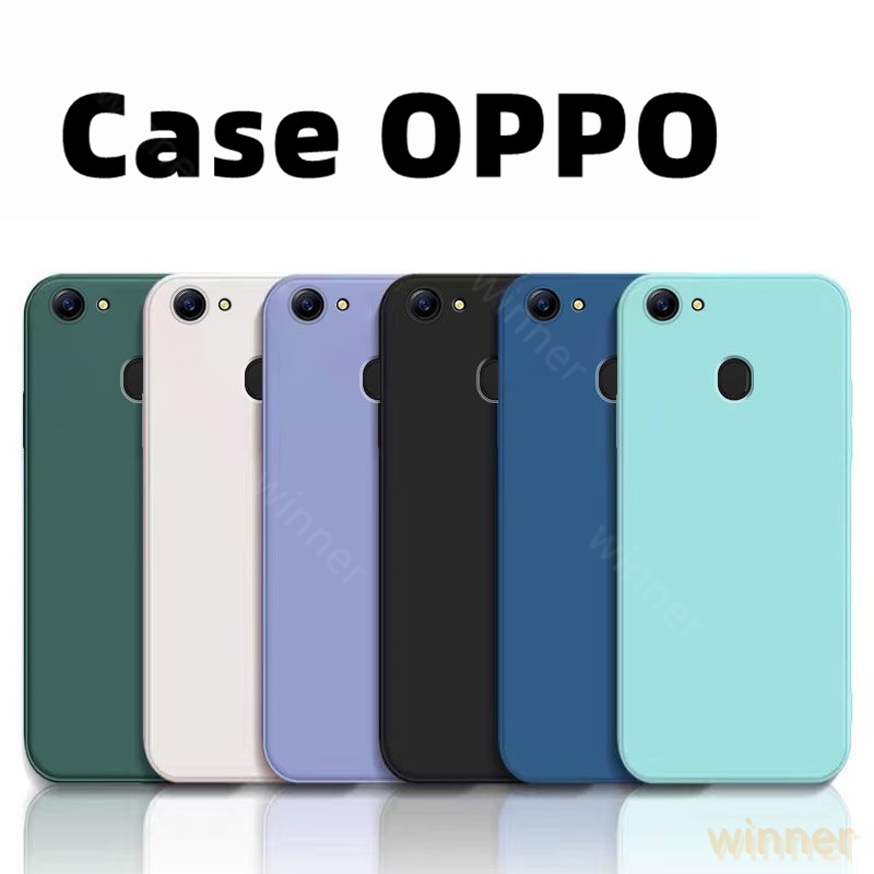 เคส OPPO F7 F5 F9 F11 F11 Pro F9 Pro โทรศัพท์ ซิลิโคนนิ่ม ขอบสี่เหลี่ยม เรียบง่าย สําหรับ ZBYT