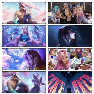 LOL game mouse pad non-slip table mat e-sports league of legends kda Seraphine anime Kaisha movie Yasuo Wushuangjianji cool soul lotus new keyboard pad custom wristband athletic beauty idol star