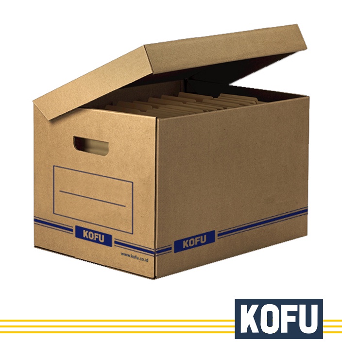 กล่องแฟ้ม Kofu Storage File Boxes 42 cm x 34 cm x 28.5 cm - AB1001