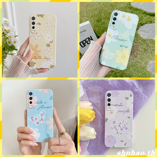 เคส VIVO ภาพวาดสีน้ำมัน ผีเสื้อ VIVO Y17 Y15 Y12 เคส VIVO Y50 Y30/Y30i เคส VIVO Y20 Y20S Y12s Y20S G เคส VIVO Y7S เคส VIVO Y83 เคส VIVO Y85 เคส VIVO Y66 Y67 เคส VIVO Y93 เคส VIVO Z3 Z3i v11i  เคส เคส เคสซิลิโคนนิ่ม สไตล์เกาหลี สําหรับ เคสโทรศัพท์ซิลิโคนทา