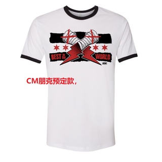 เสื้อยืด เสื้อมวยปล้ำ งานจีน AEW CM Punk - Best in the World